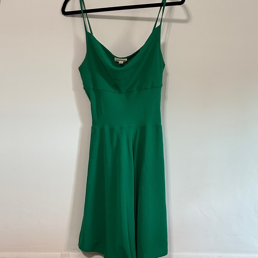 See You Monday Vibrant Green Mini Dress